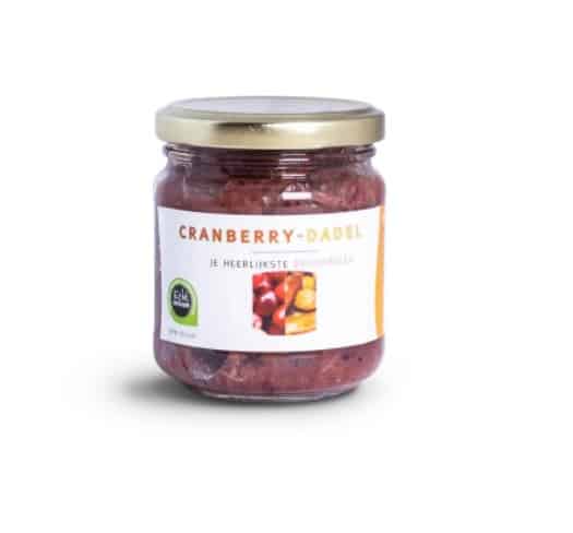 Cranberry-dadel jam