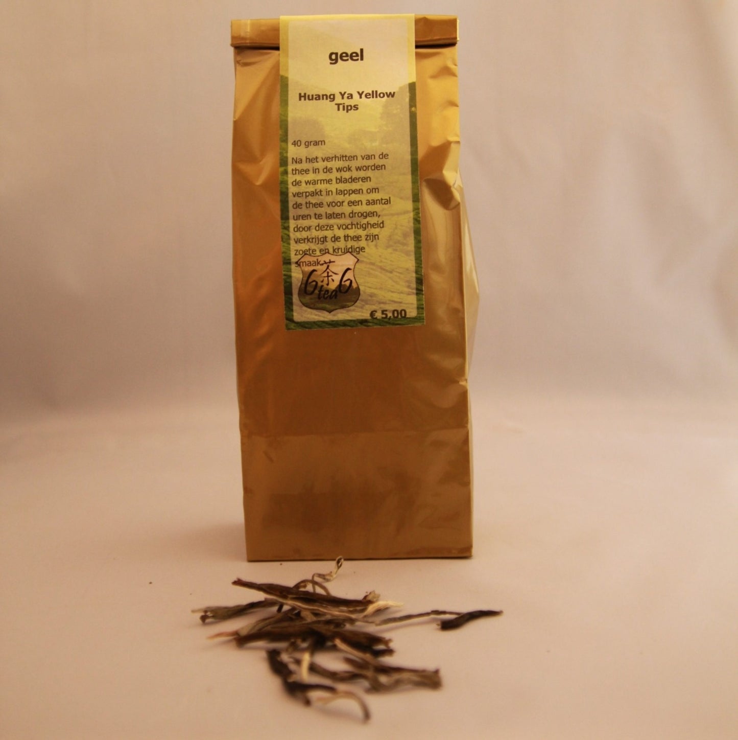 Gele thee Huang Ya Yellow Tips - 50 gram